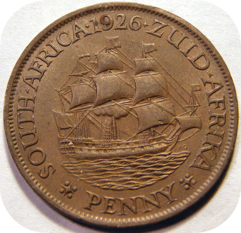 Top Grade SA Union: The RARE 1926 Penny in A/UNC!