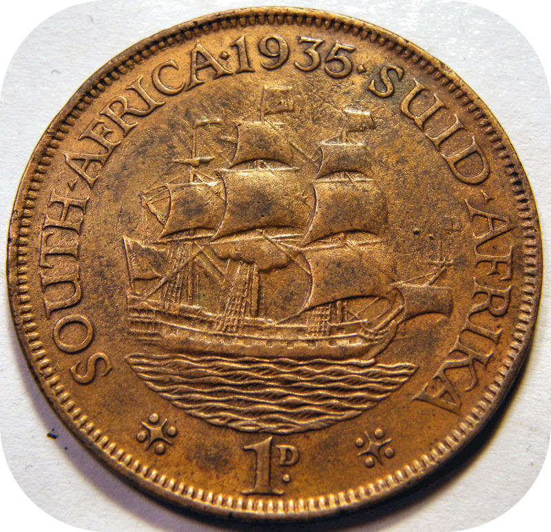 Bargain SA Union:  1935 Penny below R100!