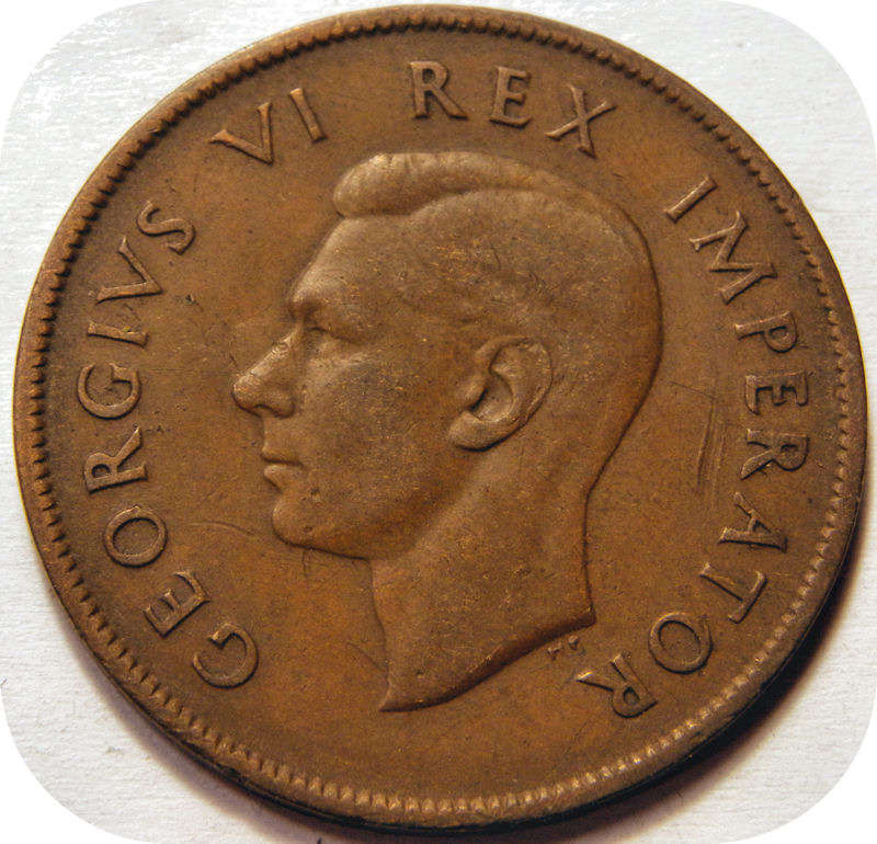 Bargain SA Union: 1939 Penny 1d below R20!!