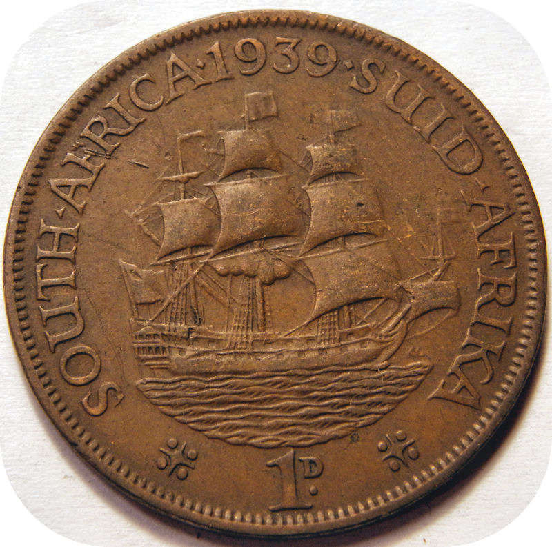 Bargain SA Union: 1939 Penny 1d below R20!!