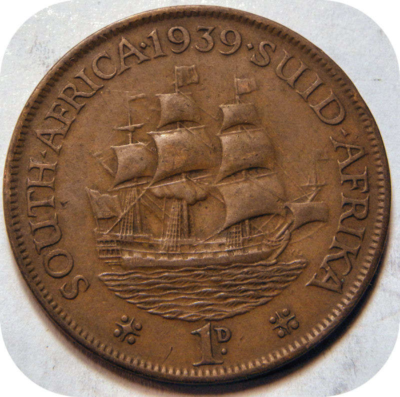 Bargain SA Union: 1939 Penny 1d in VF below R40!!