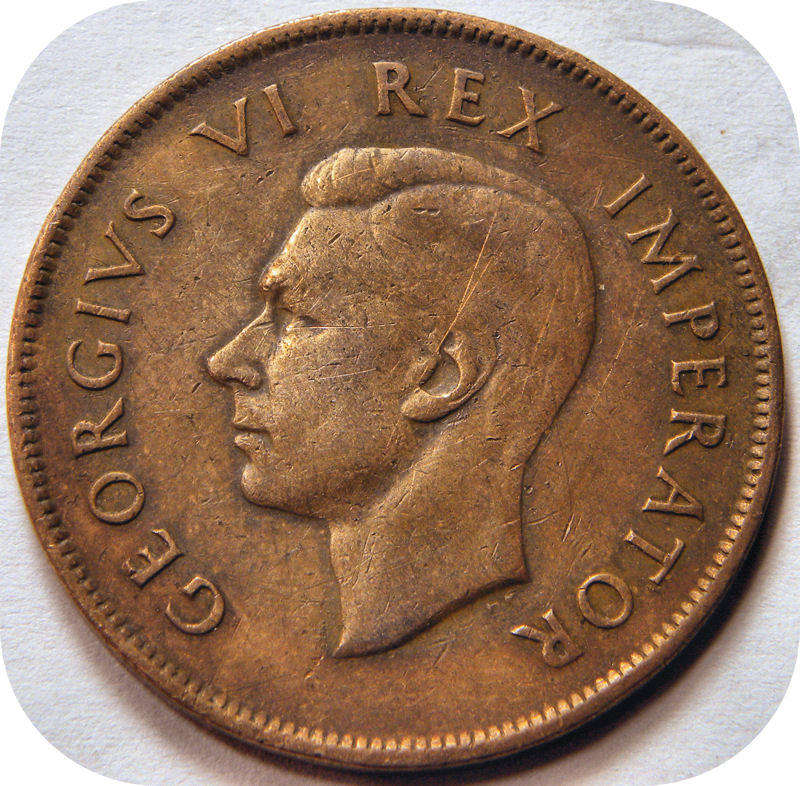 Bargain SA Union: 1942 Penny 1d below R10!