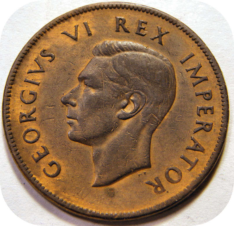 Bargain SA Union: 1942 Penny 1d below R40!