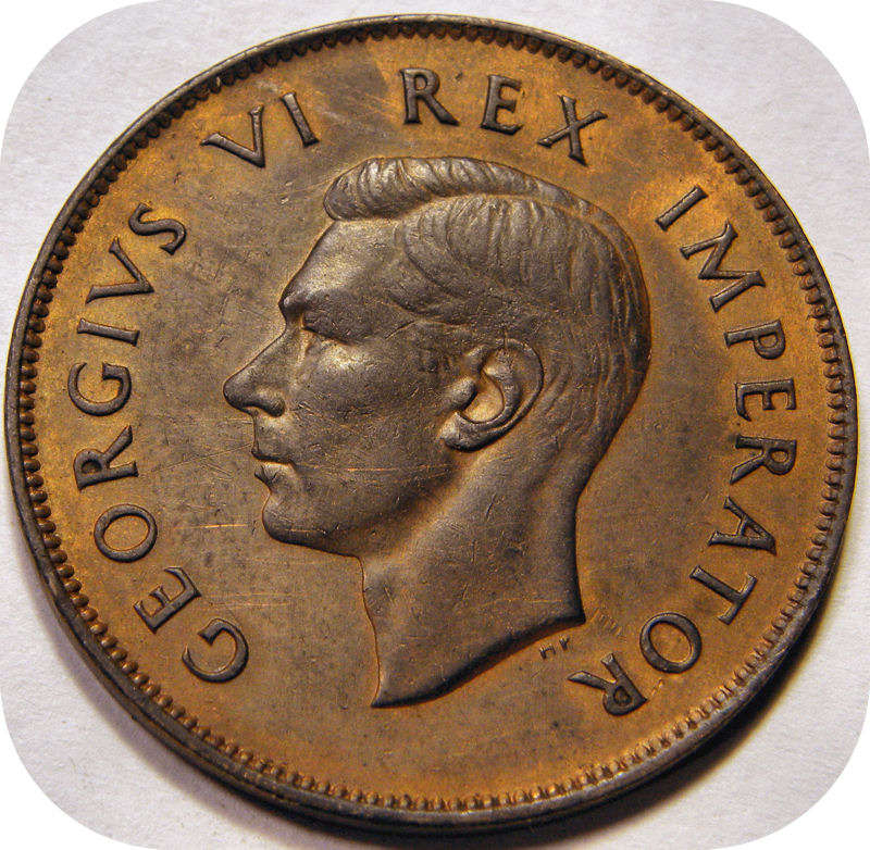 Winskoop SA Unie:  1945 1d Pennie in AEF onder R70!