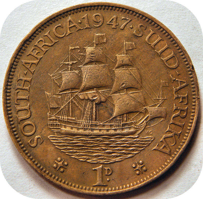 Bargain Rare SA Union: 1947 Penny 1d below R100!