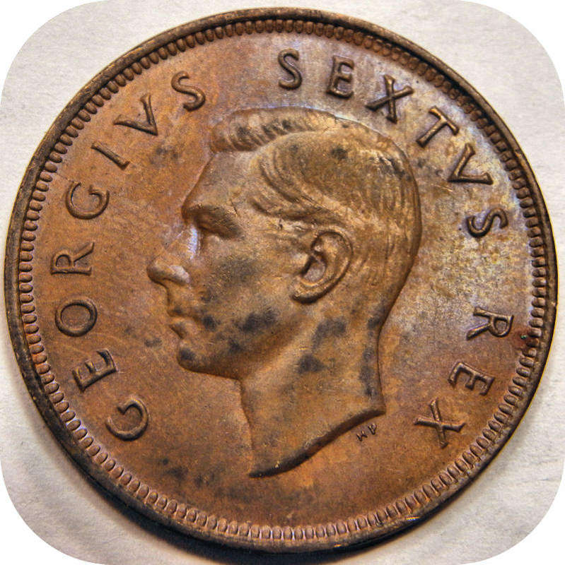 Top Grade SA Union: 1949 Penny 1d in UNC!