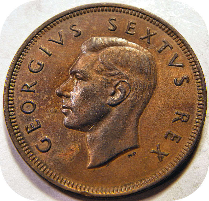Top Grade SA Union: Lustrous 1949 Penny 1d in A/UNC!
