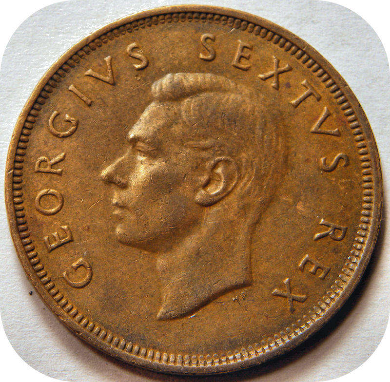 Bargain SA Union: 1950 Penny 1d below R40!