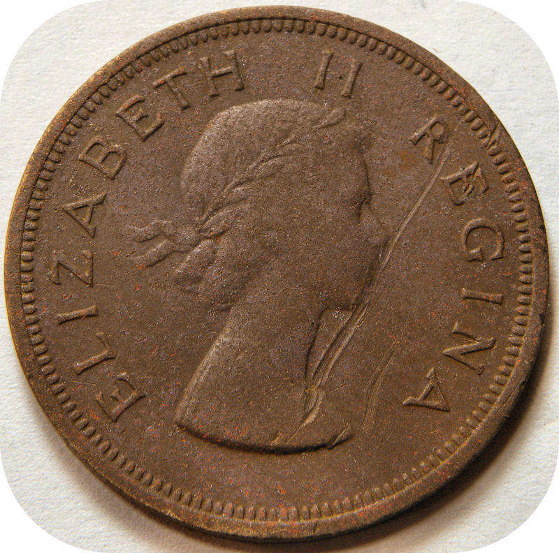 Bargain SA Union: 1953 Penny 1d below R10!