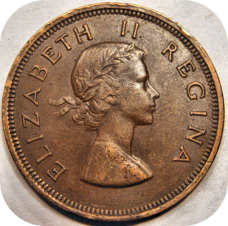 Bargain SA Union: 1956 Penny 1d below R50!