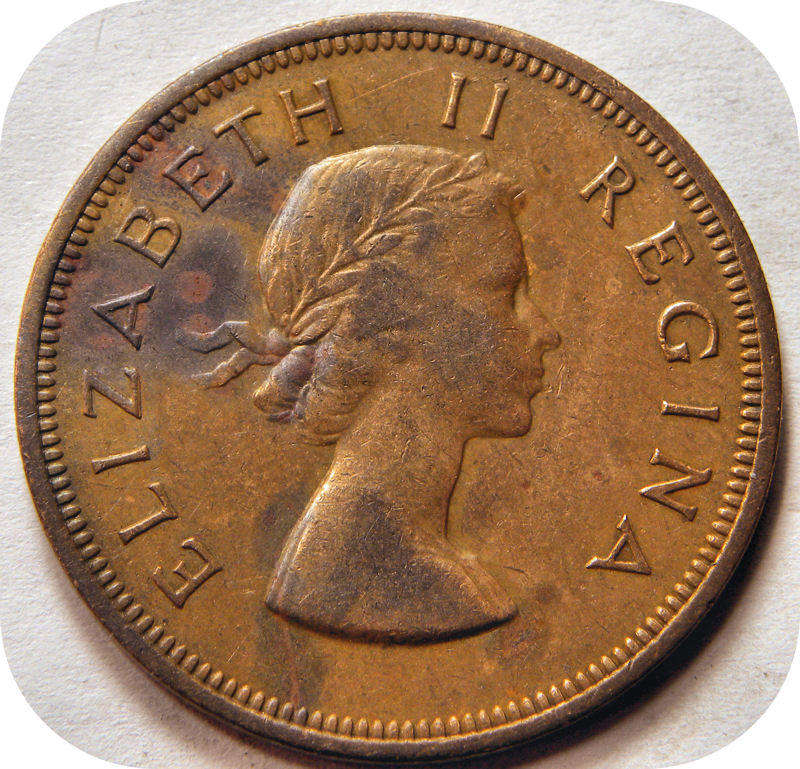Bargain SA Union: 1958 Penny 1d below R40!