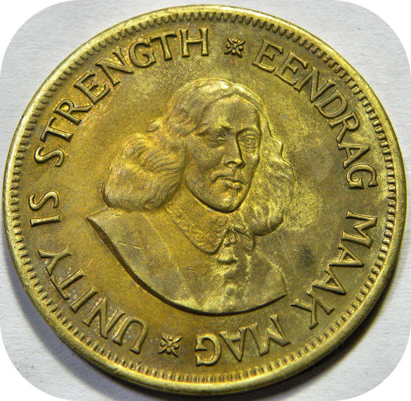 Top Grade SA Union: 1961 van Riebeeck 1c in A/UNC!