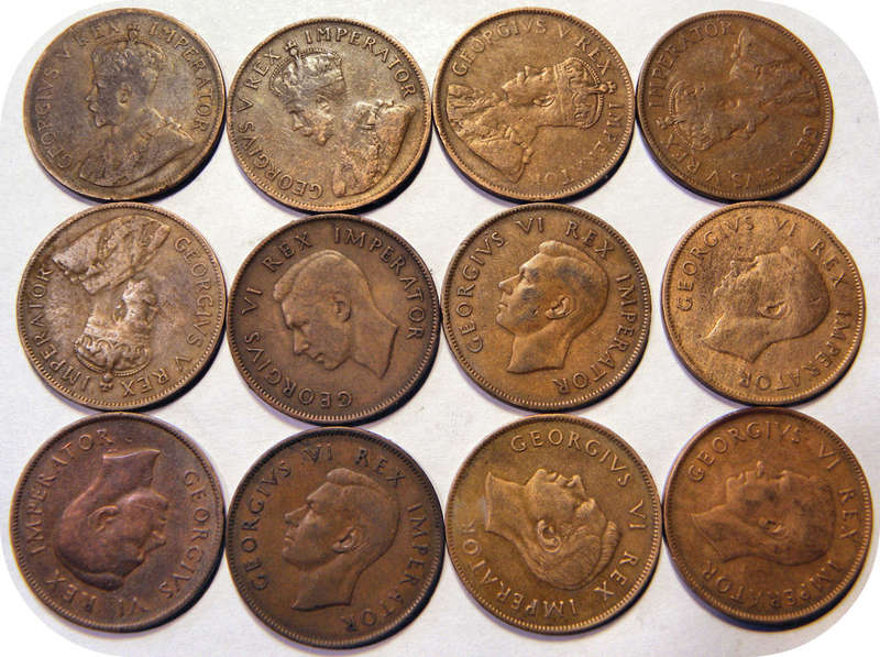 SA Union penny set starting at R19 each!  Bid per coin to take the set.