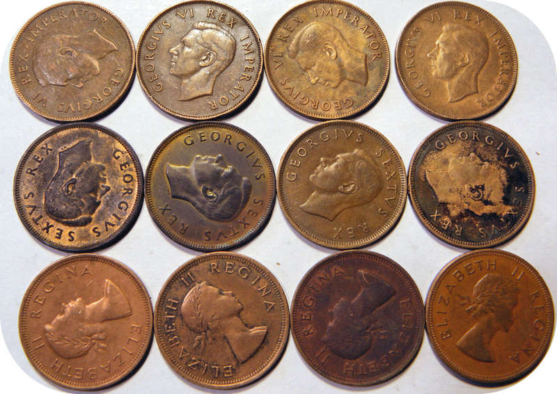 SA Union penny set starting at R19 each!  Bid per coin to take the set.