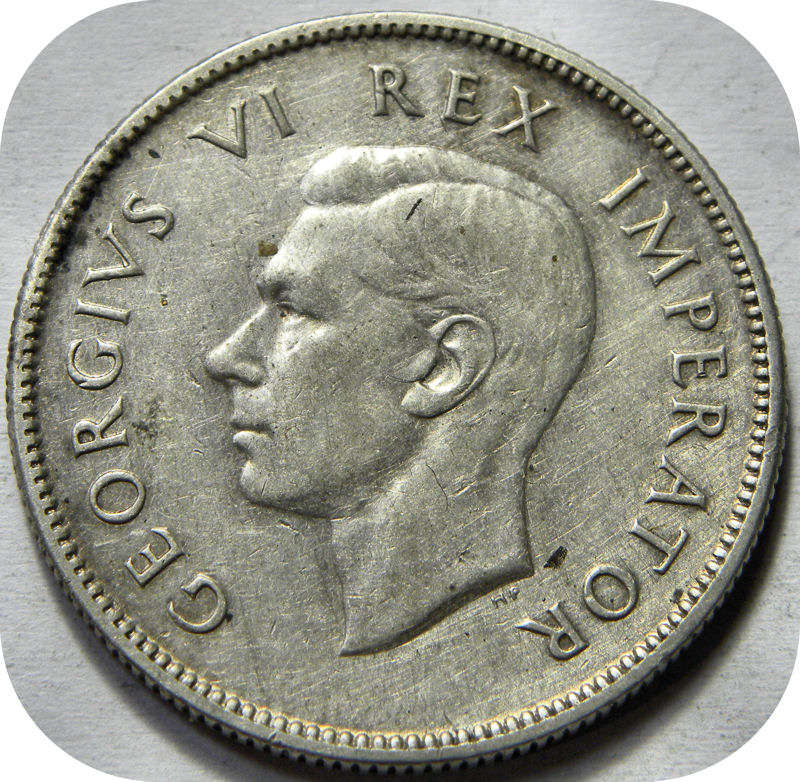 Bargain SA Union:  The RARE 1939 2/- Florin below R700!!