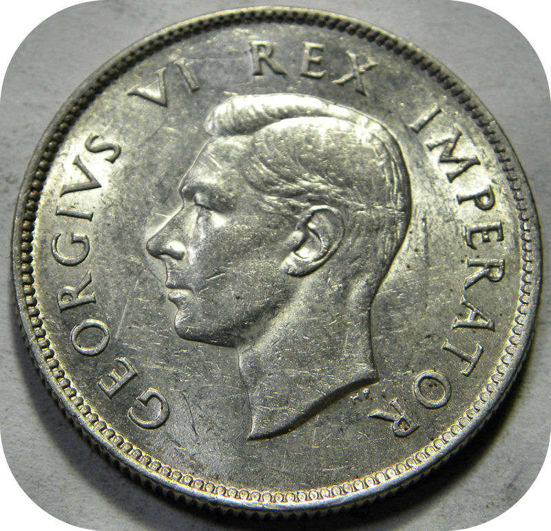 Top Grade SA Union:  1943 2 Shillings in Brilliant A/UNC!!