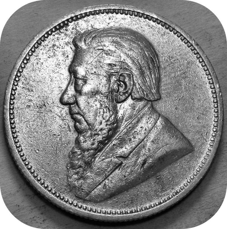 Top Grade RARE ZARs:  1895 2 Shillings in AEF!!!