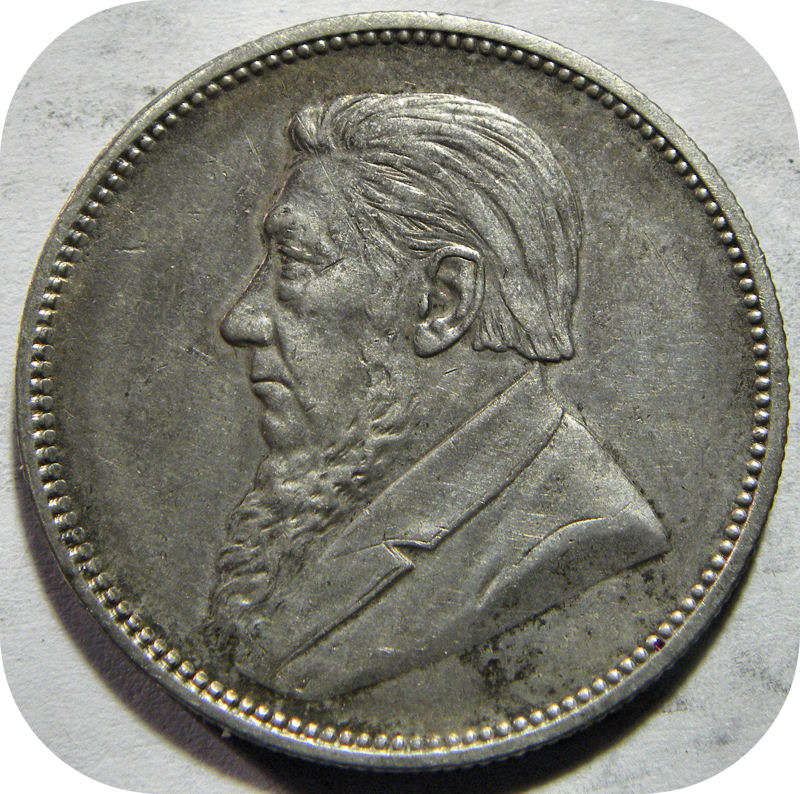 Top Grade ZARs: Original 1897 2 Shillings in A/UNC!!
