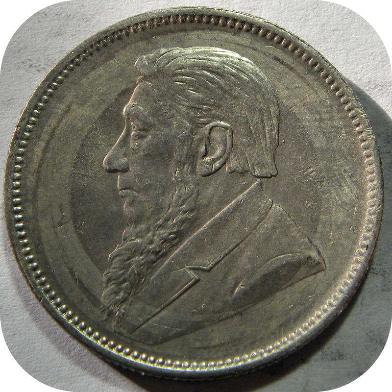 Bargain ZARs: Lustrous 1897 2 Shillings in A/UNC below R600!!
