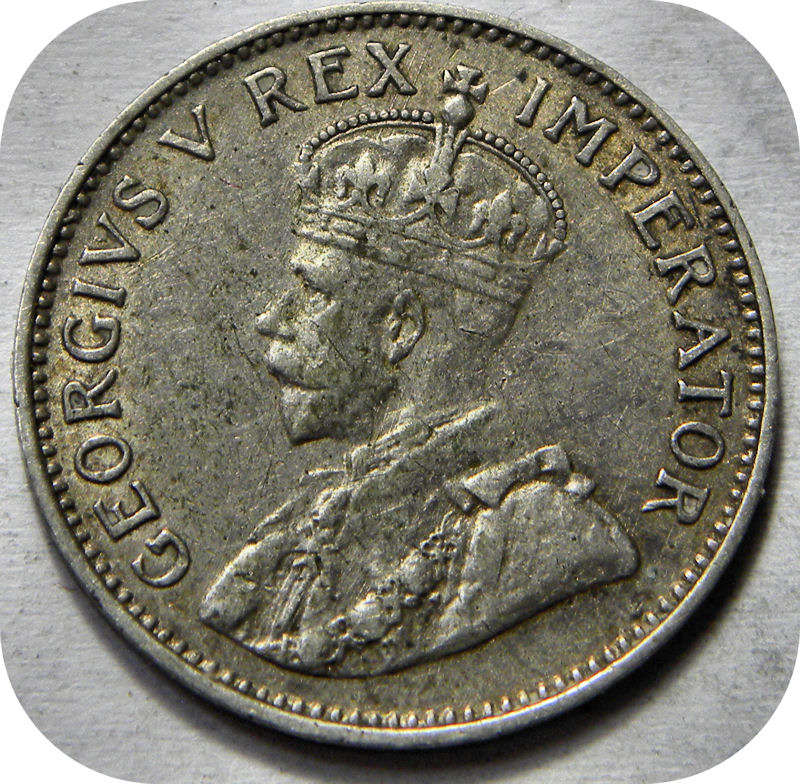 Bargain SA Union: 1929 Tickey 3d in AEF below R200!!!