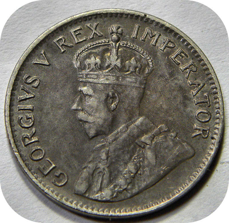 RARE SA Union: The 1933 tickey 3d in EF+!