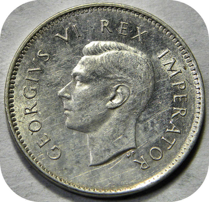 Top Grade SA Union:  Lustrous 1941 tickey 3d in Brilliant UNC!