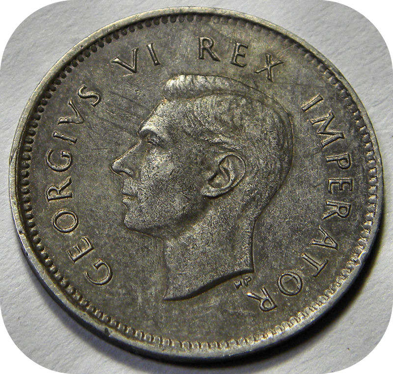 Bargain SA Union:  1941 tickey 3d below R100!