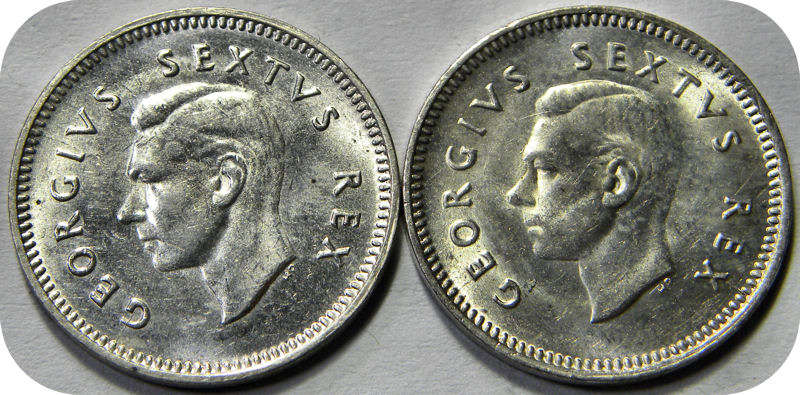 Top Grade SA Union: Lustrous 1952 tickey 3d in Brilliant UNC!!  Two specimens available!
