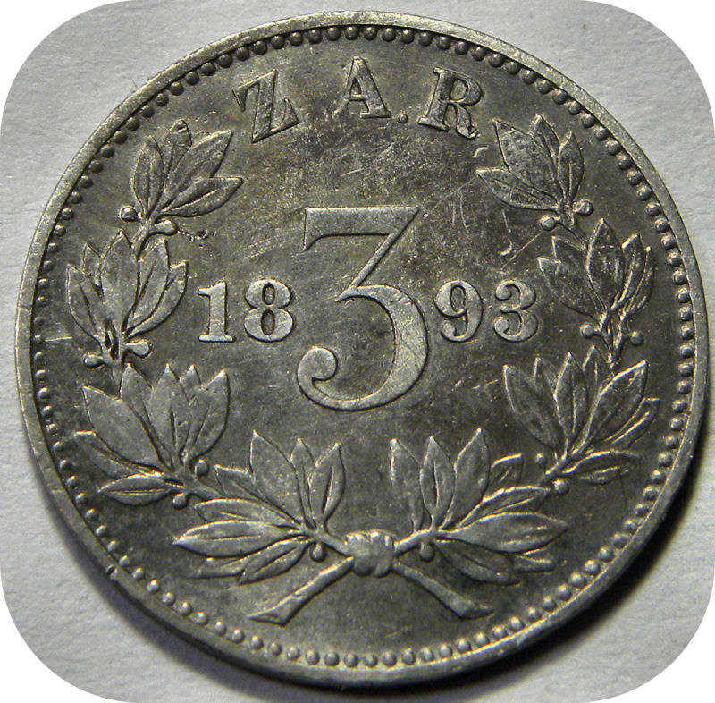 Bargain ZARs: The 1893 Tickey 3d below R500!
