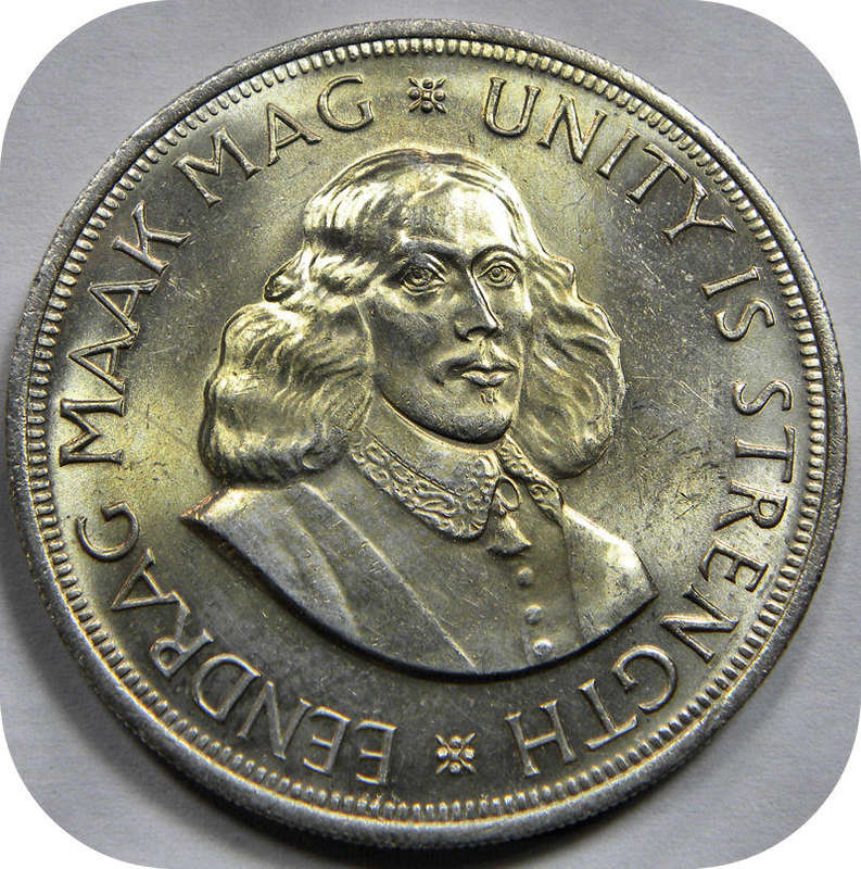 Top Graad RSA: 1961 Kroon 50c in Brilliant UNC!!!