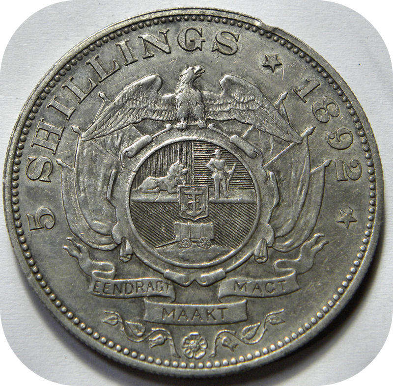Top Grade ZARs:  Magnificent 1892 Single Shaft Crown in A/UNC!