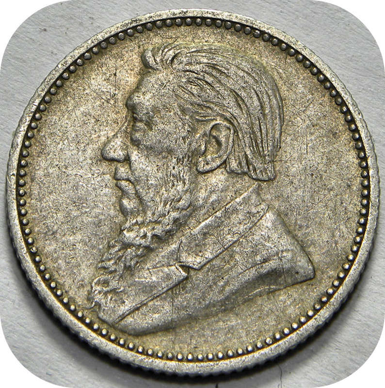Top Grade Complete ZARs sixpence set:  Coin 3: 1894 6d in EF @R1!!!