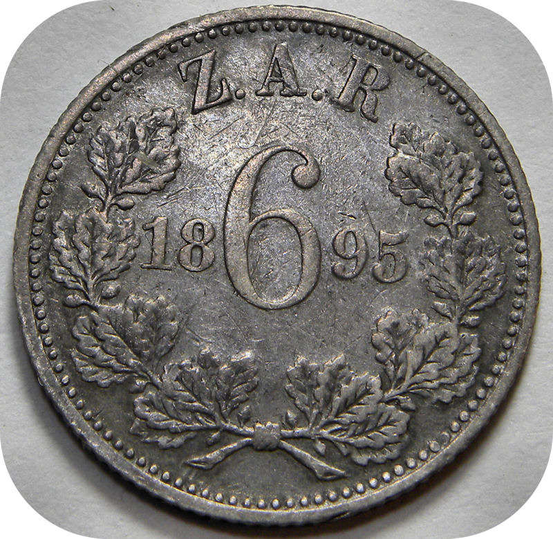 Top Grade ZARs: 1895 6d at R1!!!
