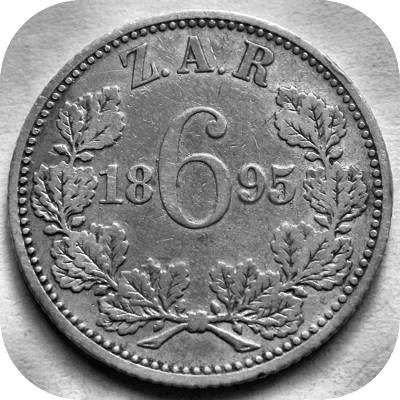 Top Graad ZARs: 1895 Sikspens 6d in AEF!!!