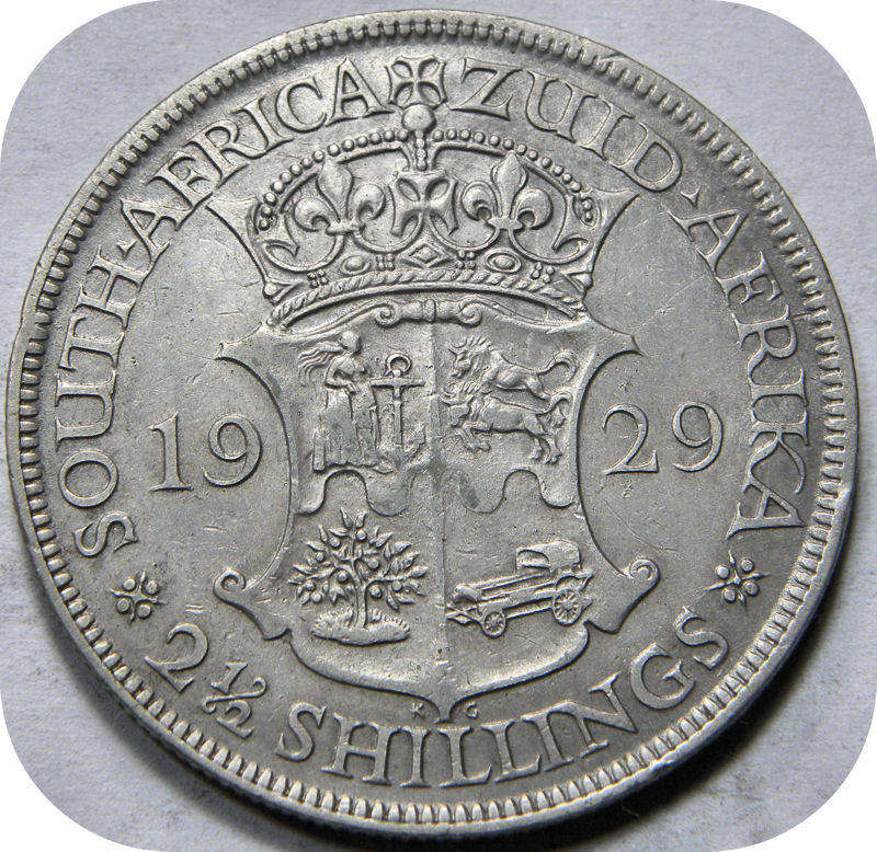 Bargain SA Union:  1929 Halfcrown below R600!