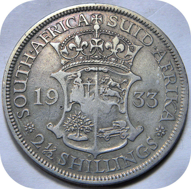 Scarce SA Union: 1933 Halfcrown 2/6 below R500!