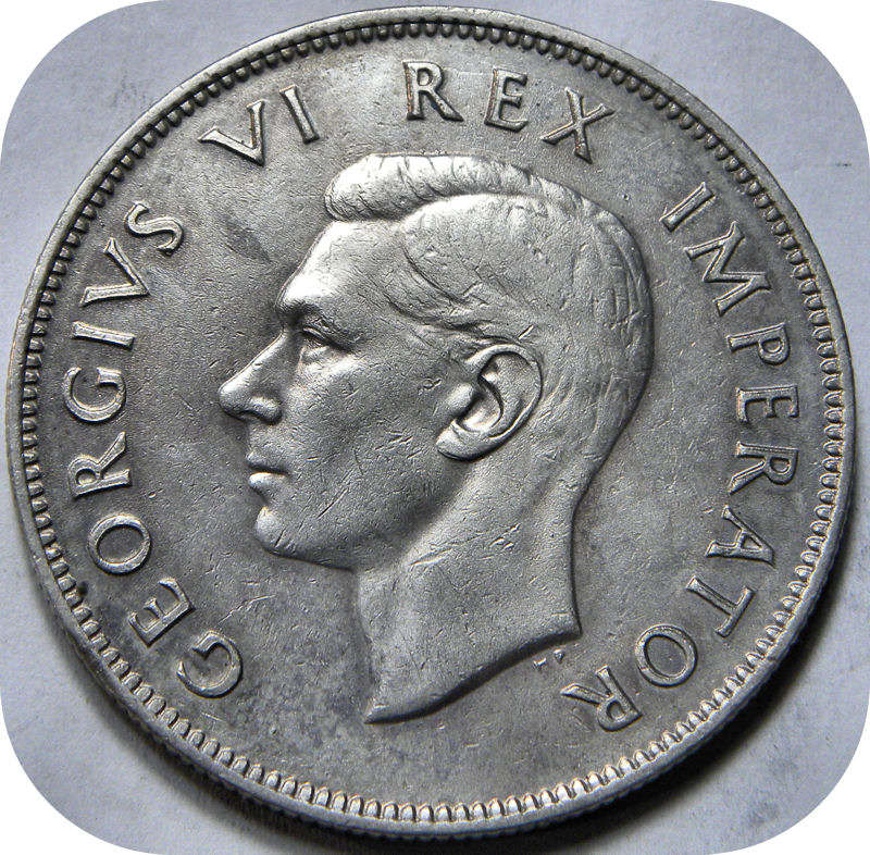 Bargain SA Union:  1943 Halfcrown below R300!!