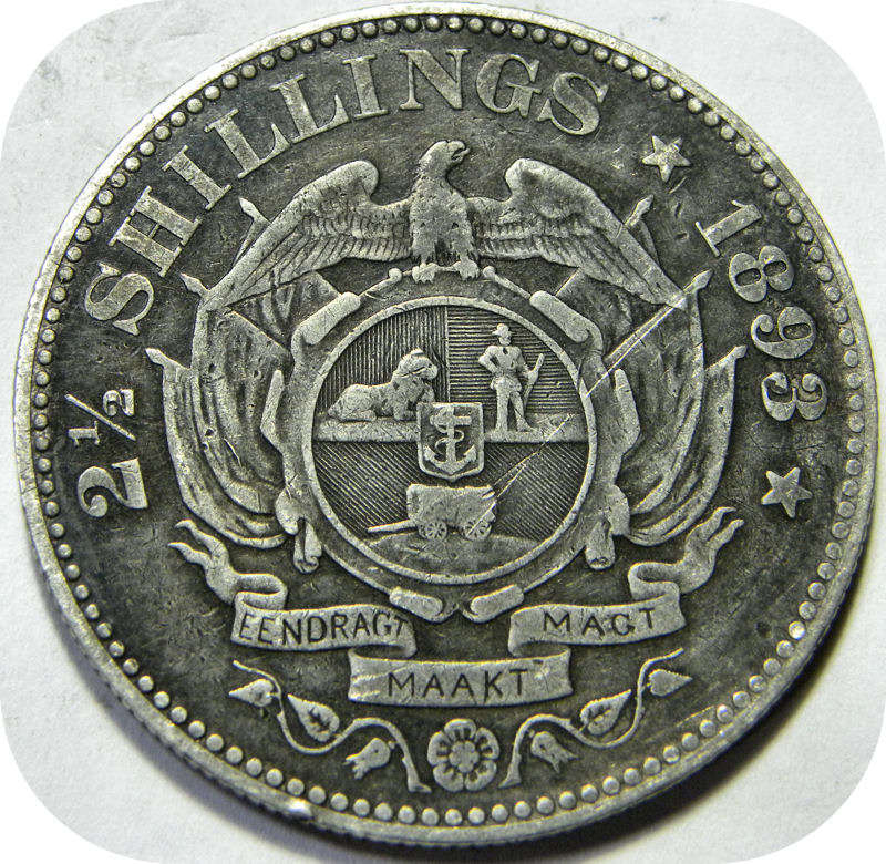 Bargain ZARs: The elusive 1893 Halfcrown 2/6 below R2000!