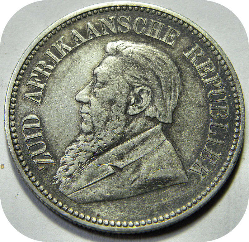 Top Grade ZARs: 1893 Halfcrown 2/6 in EF!!  Sharp lettering still.
