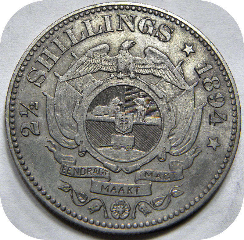 Bargain ZARs: 1894 Halfcrown 2/6 in EF below R1000!!
