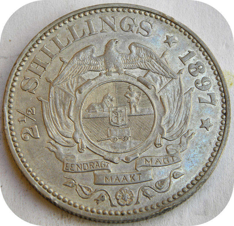 Top Grade ZARs: Superb 1897 Halfcrown 2/6 in UNC!!