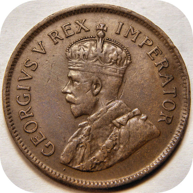Top Grade SA Union:  1924 Half Penny 1/2d in EF!