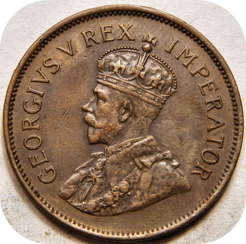 Top Grade SA Union:  1936 Half Penny in A/UNC!