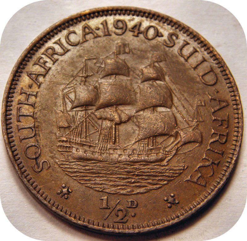 Bargain SA Union:  1940 Half Penny below R30!