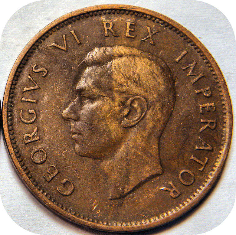 Bargain SA Union: 1943 Half Penny below R20!!