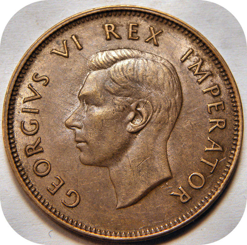 Winskoop SA Unie: 1945 Half Pennie 1/2d onder R50!