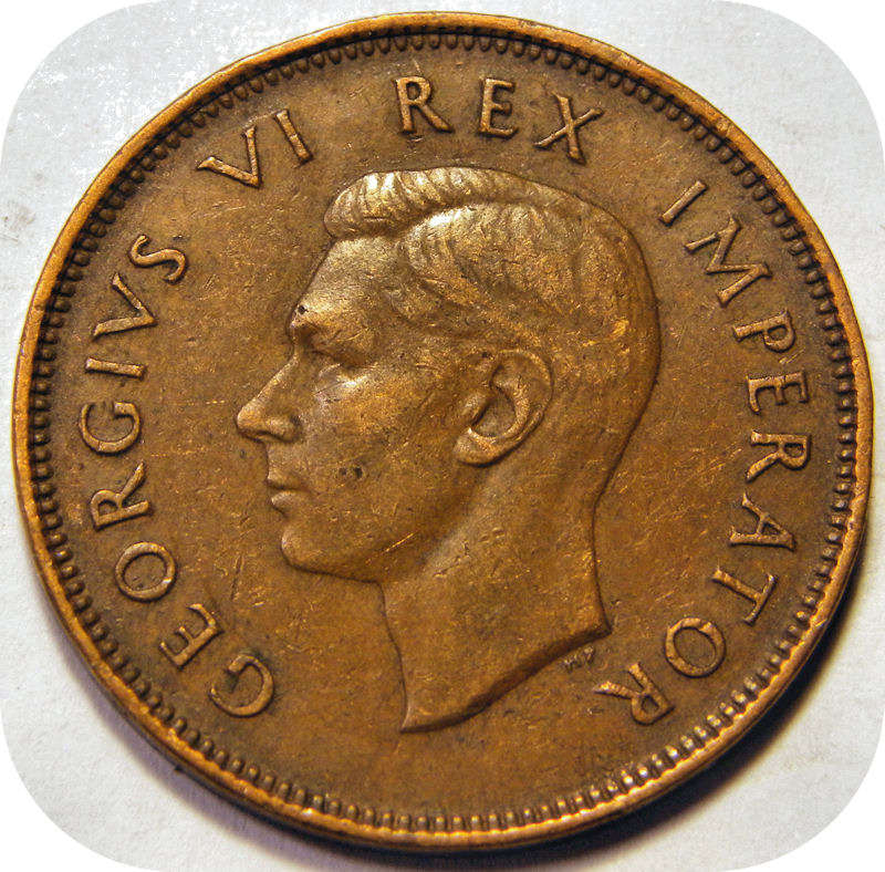 Winskoop SA Unie: 1945 Half Pennie 1/2d onder R50!