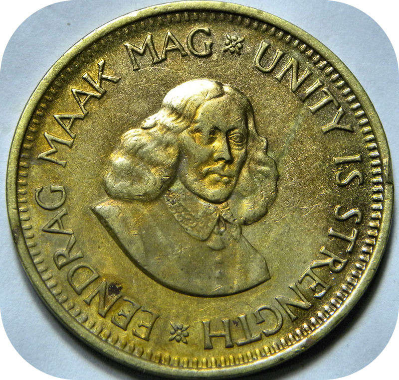 Bargain RSA: 1963 van Riebeeck 1/2c below R15!