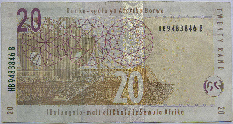  Top Grade RSA: Mboweni 2nd issue R20 note (2009) in UNC (my opinion)  HB948*B 