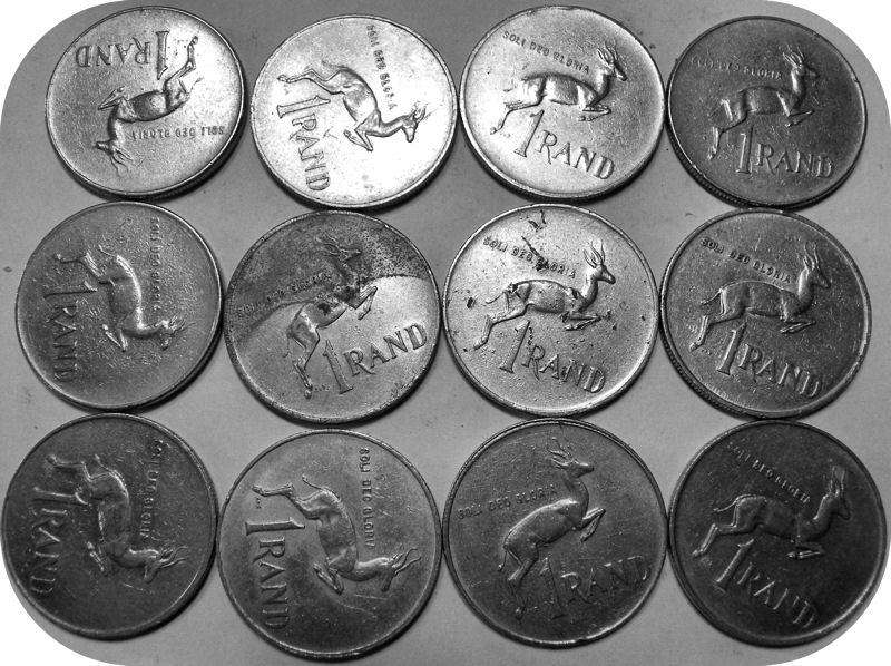 Winskoop RSA: 12 x Nickel R1 munte @ R19 elk!  Bie per munt vir die lot!